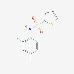 molecular formula C12H13NO2S2 B498612 N-(2,4-dimethylphenyl)thiophene-2-sulfonamide 