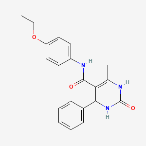 N-(4-ethoxyphenyl)-6-methyl-2-oxo-4-phenyl-1,2,3,4-tetrahydro-5-pyrimidinecarboxamide