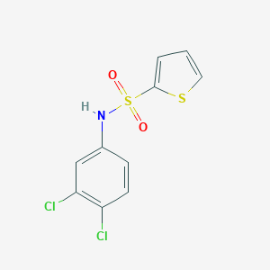 molecular formula C10H7Cl2NO2S2 B498632 N-(3,4-dichlorophenyl)thiophene-2-sulfonamide CAS No. 71270-59-2