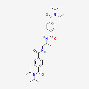 molecular formula C31H44N4O4 B4986563 N~4~,N~4~'-1,2-propanediylbis(N,N-diisopropylterephthalamide) 