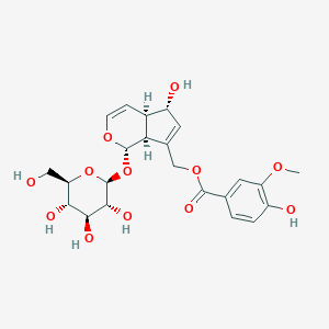 molecular formula C23H28O12 B049866 10-O-香草酰槲皮素 CAS No. 193969-08-3