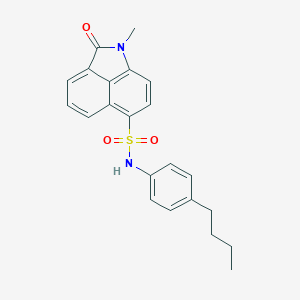N-(4-butylphenyl)-1-methyl-2-oxo-1,2-dihydrobenzo[cd]indole-6-sulfonamide