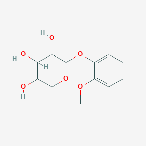 molecular formula C12H16O6 B4986668 2-methoxyphenyl pentopyranoside 