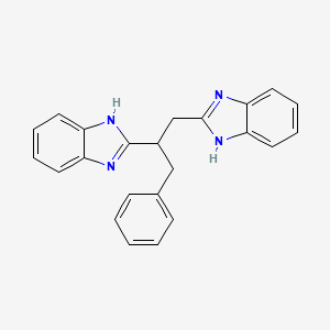 molecular formula C23H20N4 B4986687 2,2'-(3-phenyl-1,2-propanediyl)bis-1H-benzimidazole 