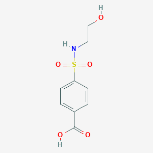 molecular formula C9H11NO5S B498712 4-(2-Hydroxyethylsulfamoyl)benzoic acid CAS No. 716358-48-4