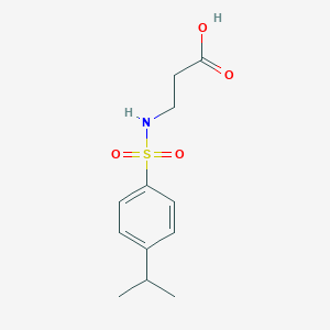 3-[4-(Propan-2-yl)benzenesulfonamido]propanoic acid