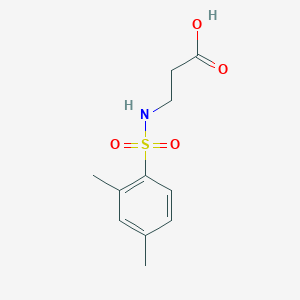 molecular formula C11H15NO4S B498726 3-(2,4-二甲苯磺酰胺)丙酸 CAS No. 554423-44-8
