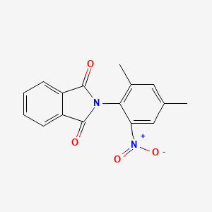 molecular formula C16H12N2O4 B4987443 2-(2,4-dimethyl-6-nitrophenyl)-1H-isoindole-1,3(2H)-dione 
