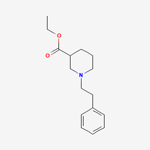 ethyl 1-(2-phenylethyl)-3-piperidinecarboxylate