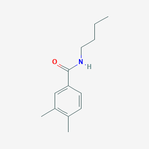 molecular formula C13H19NO B4987501 N-butyl-3,4-dimethylbenzamide 