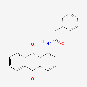 molecular formula C22H15NO3 B4987560 N-(9,10-dioxo-9,10-dihydro-1-anthracenyl)-2-phenylacetamide CAS No. 65796-96-5