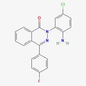2-(2-amino-5-chlorophenyl)-4-(4-fluorophenyl)-1(2H)-phthalazinone