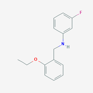 molecular formula C15H16FNO B4987716 (2-ethoxybenzyl)(3-fluorophenyl)amine 