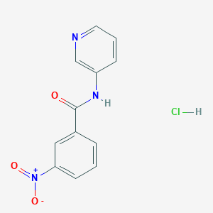 molecular formula C12H10ClN3O3 B4987878 3-nitro-N-3-pyridinylbenzamide hydrochloride 