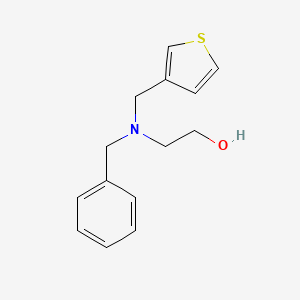 molecular formula C14H17NOS B4988310 2-[benzyl(3-thienylmethyl)amino]ethanol 