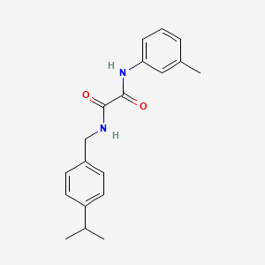 molecular formula C19H22N2O2 B4988631 N-(4-isopropylbenzyl)-N'-(3-methylphenyl)ethanediamide 