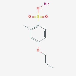 molecular formula C10H13KO4S B4988827 potassium 2-methyl-4-propoxybenzenesulfonate 