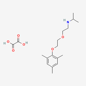 molecular formula C18H29NO6 B4989063 N-{2-[2-(mesityloxy)ethoxy]ethyl}-2-propanamine oxalate 