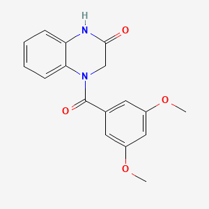 molecular formula C17H16N2O4 B4989080 4-(3,5-dimethoxybenzoyl)-3,4-dihydro-2(1H)-quinoxalinone 