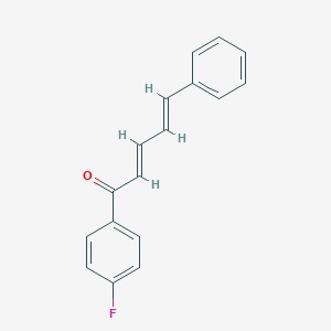 molecular formula C17H13FO B498922 1-(4-Fluorobenzoyl)-4-phenylbutadiene CAS No. 99646-84-1