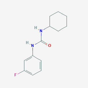 molecular formula C13H17FN2O B4989250 N-cyclohexyl-N'-(3-fluorophenyl)urea 