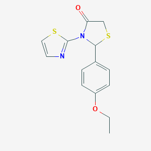 2-(4-Ethoxyphenyl)-3-(1,3-thiazol-2-yl)-1,3-thiazolidin-4-one