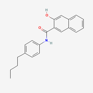 molecular formula C21H21NO2 B4989277 N-(4-butylphenyl)-3-hydroxy-2-naphthamide CAS No. 5474-37-3