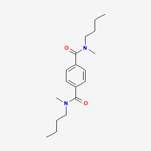 molecular formula C18H28N2O2 B4989356 N,N'-dibutyl-N,N'-dimethylterephthalamide 