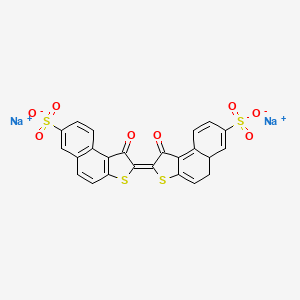 molecular formula C24H12Na2O8S4 B4989470 disodium 1,1'-dioxo-5,5a-dihydro-1H,1'H-2,2'-binaphtho[2,1-b]thiophene-7,7'-disulfonate 