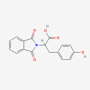 molecular formula C17H13NO5 B4989485 2-(1,3-dioxo-1,3-dihydro-2H-isoindol-2-yl)-3-(4-hydroxyphenyl)propanoic acid CAS No. 6319-55-7