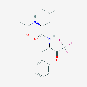 molecular formula C18H23F3N2O3 B049895 Ac-Leu-phe-CF3 CAS No. 113215-69-3