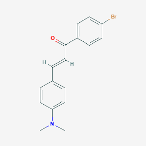 molecular formula C17H16BrNO B498958 4-Bromophenyl 4-dimethylaminostyryl ketone 