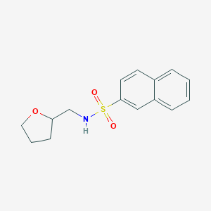 molecular formula C15H17NO3S B498960 N-(oxolan-2-ylmethyl)naphthalene-2-sulfonamide CAS No. 312594-32-4