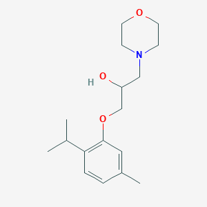 molecular formula C17H27NO3 B498961 1-(2-Isopropyl-5-methylphenoxy)-3-(4-morpholinyl)-2-propanol CAS No. 132948-67-5