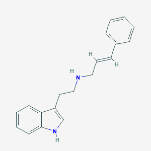 N-cinnamyl-N-[2-(1H-indol-3-yl)ethyl]amine