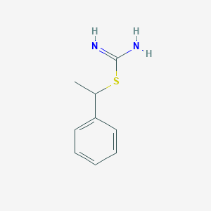 molecular formula C9H12N2S B498971 1-Phenylethyl imidothiocarbamate 
