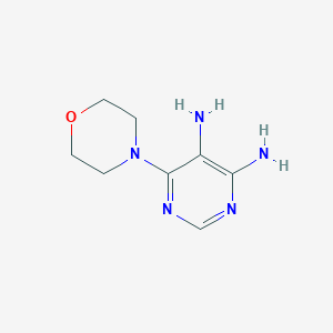 6-(4-morpholinyl)-4,5-pyrimidinediamine