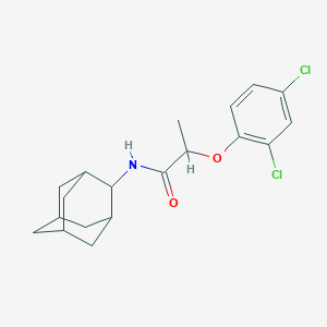 molecular formula C19H23Cl2NO2 B4989802 N-2-adamantyl-2-(2,4-dichlorophenoxy)propanamide 