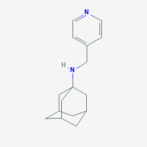 molecular formula C16H22N2 B498981 Adamantan-1-yl-pyridin-4-ylmethyl-amine 