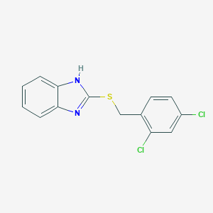 molecular formula C14H10Cl2N2S B498985 2-[(2,4-dichlorobenzyl)sulfanyl]-1H-benzimidazole CAS No. 313224-32-7