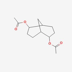 molecular formula C13H20O4 B4989878 bicyclo[3.3.1]nonane-2,6-diyl diacetate 