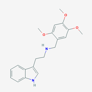 molecular formula C20H24N2O3 B498989 2-(1H-indol-3-yl)-N-(2,4,5-trimethoxybenzyl)ethanamine 