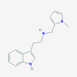 molecular formula C16H19N3 B498995 2-(1H-吲哚-3-基)-N-[(1-甲基-1H-吡咯-2-基)甲基]乙胺 CAS No. 289487-79-2
