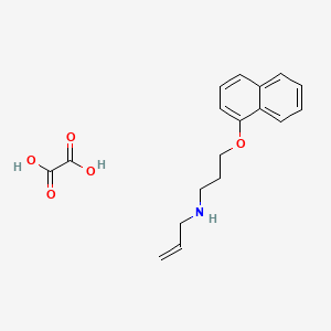 molecular formula C18H21NO5 B4990017 N-[3-(1-naphthyloxy)propyl]-2-propen-1-amine oxalate 