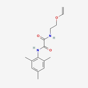 molecular formula C15H20N2O3 B4990094 N-mesityl-N'-[2-(vinyloxy)ethyl]ethanediamide 