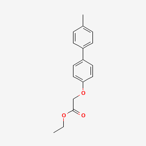 molecular formula C17H18O3 B4990201 ethyl [(4'-methyl-4-biphenylyl)oxy]acetate 
