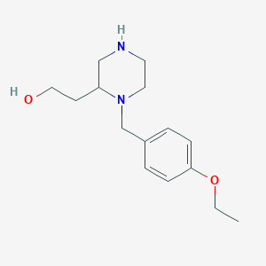2-[1-(4-Ethoxybenzyl)-2-piperazinyl]ethanol