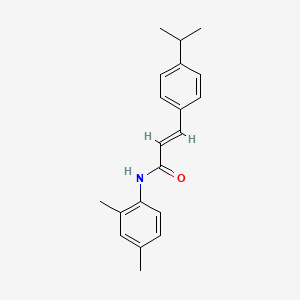 molecular formula C20H23NO B4990264 N-(2,4-dimethylphenyl)-3-(4-isopropylphenyl)acrylamide 