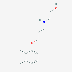 molecular formula C13H21NO2 B4990531 2-{[3-(2,3-dimethylphenoxy)propyl]amino}ethanol 
