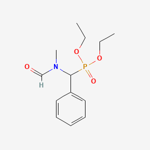 molecular formula C13H20NO4P B4990552 diethyl [[formyl(methyl)amino](phenyl)methyl]phosphonate 
